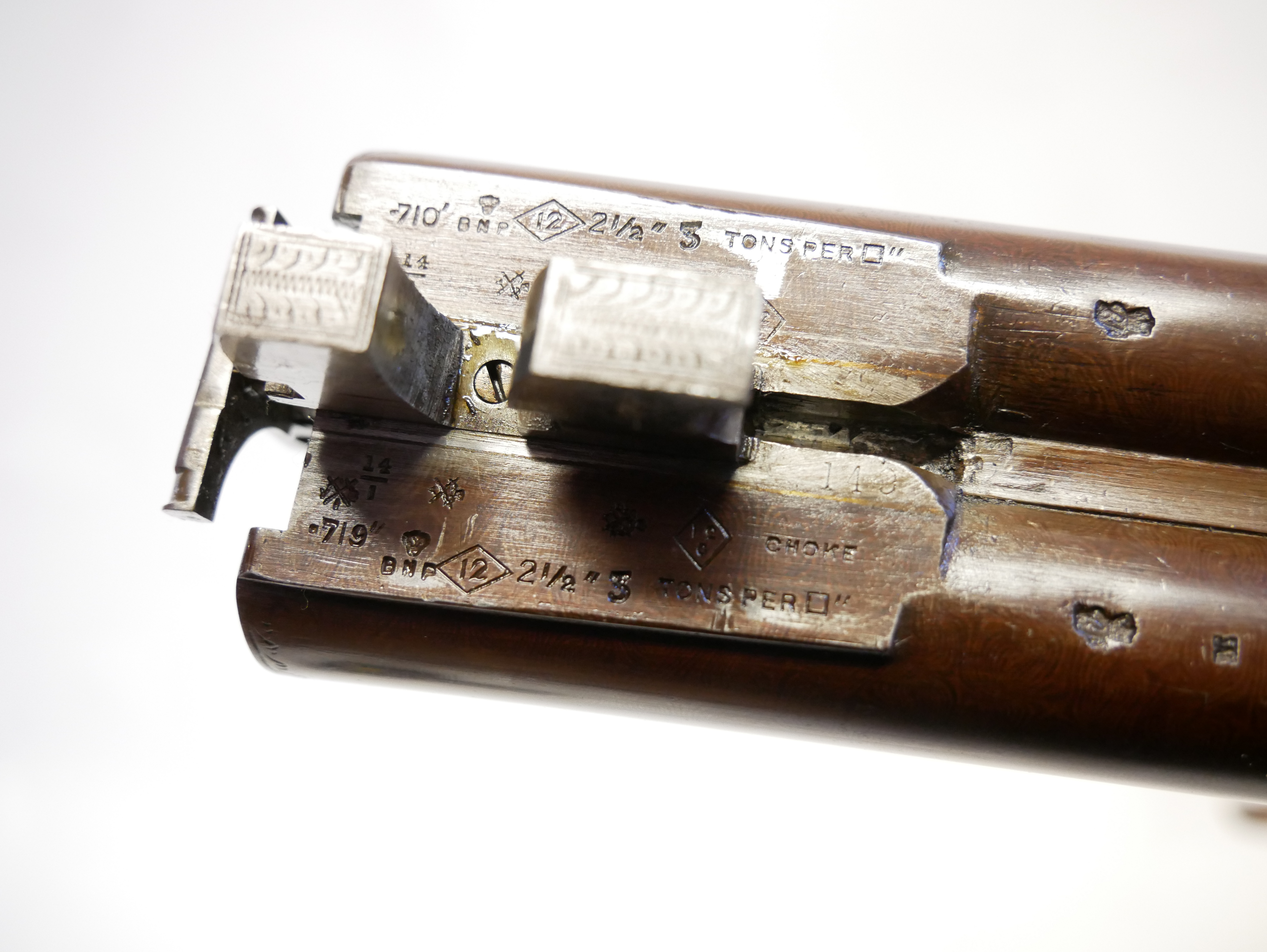 W.J. Davis Birmingham 12 bore hammer gun, LICENCE REQUIRED - Image 13 of 15