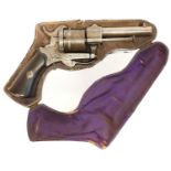 Pinfire revolver with case