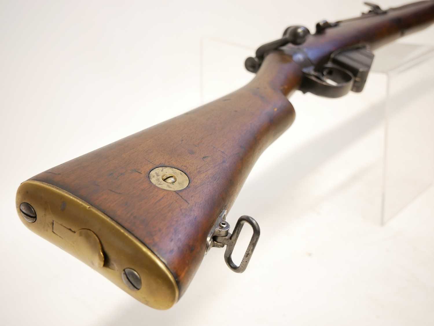 Deactivated Lee Enfield SMLE .303 bolt action rifle - Image 4 of 14