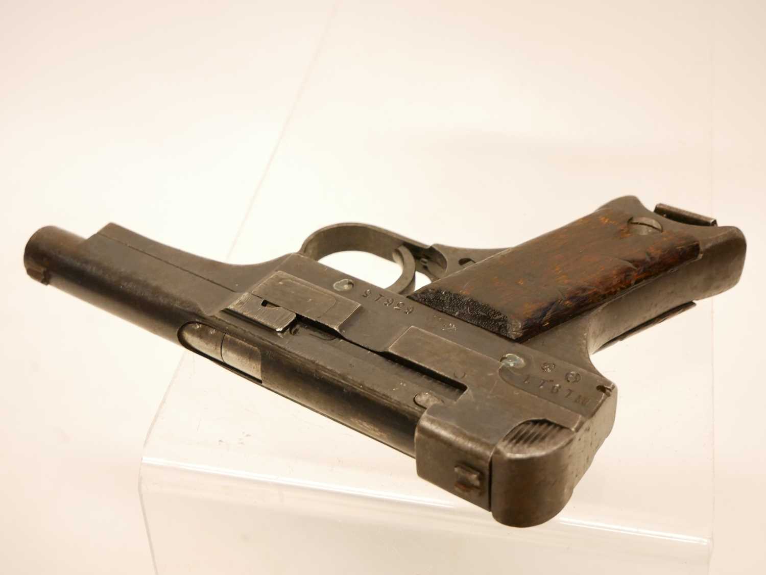 Deactivated Nambu 8mm semi automatic pistol 63615 - Image 3 of 10