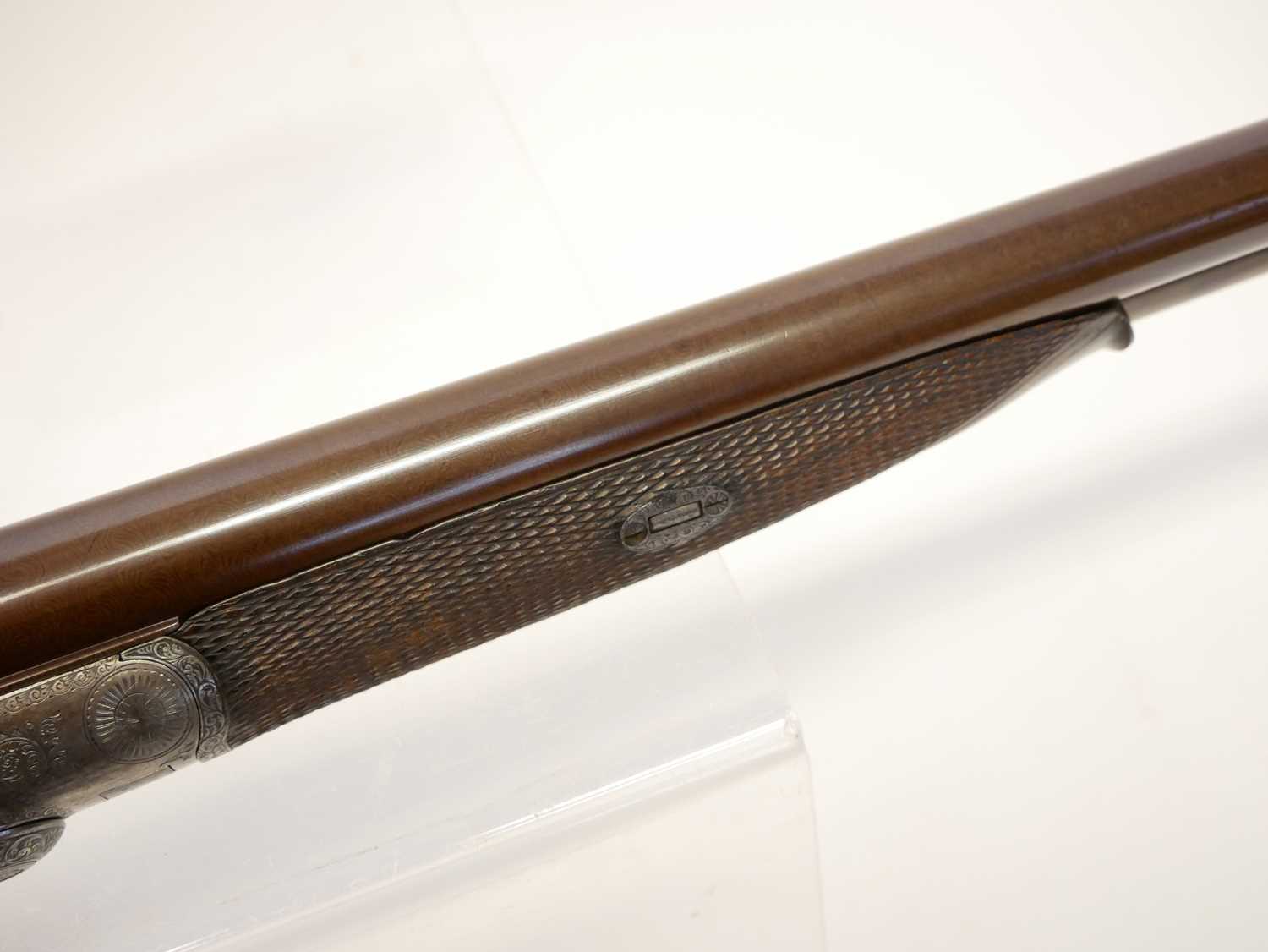 Venables and Son 12 bore side by side hammer gun with 2 3/4" chambers LICENCE REQUIRED - Image 9 of 16