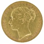 Queen Victoria, Sovereign, 1886, Melbourne Mint.