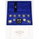 The Royal Mint United Kingdom Millennium Silver Collection.