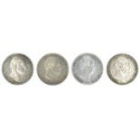 King William IV, Maundy Penny, 1833, 1834, 1835 and 1837 (4).