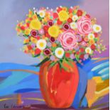 Ron Coleman (British 20th/21st century) Vase of flowers