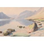 William Heaton Cooper R.A. (British 1903-1995) "Morning on Crummock Shore"