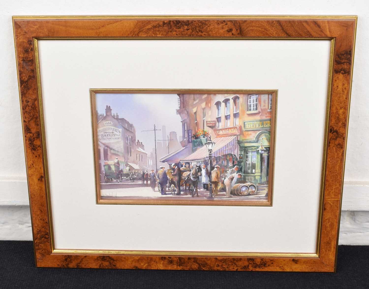 Jim Mitchell (British 20th/21st century) "A Potteries Street Scene circa 1950's No. 6" - Image 2 of 2