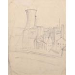 Alan Lowndes (1921-1978) "Cooling Tower, Stockport"