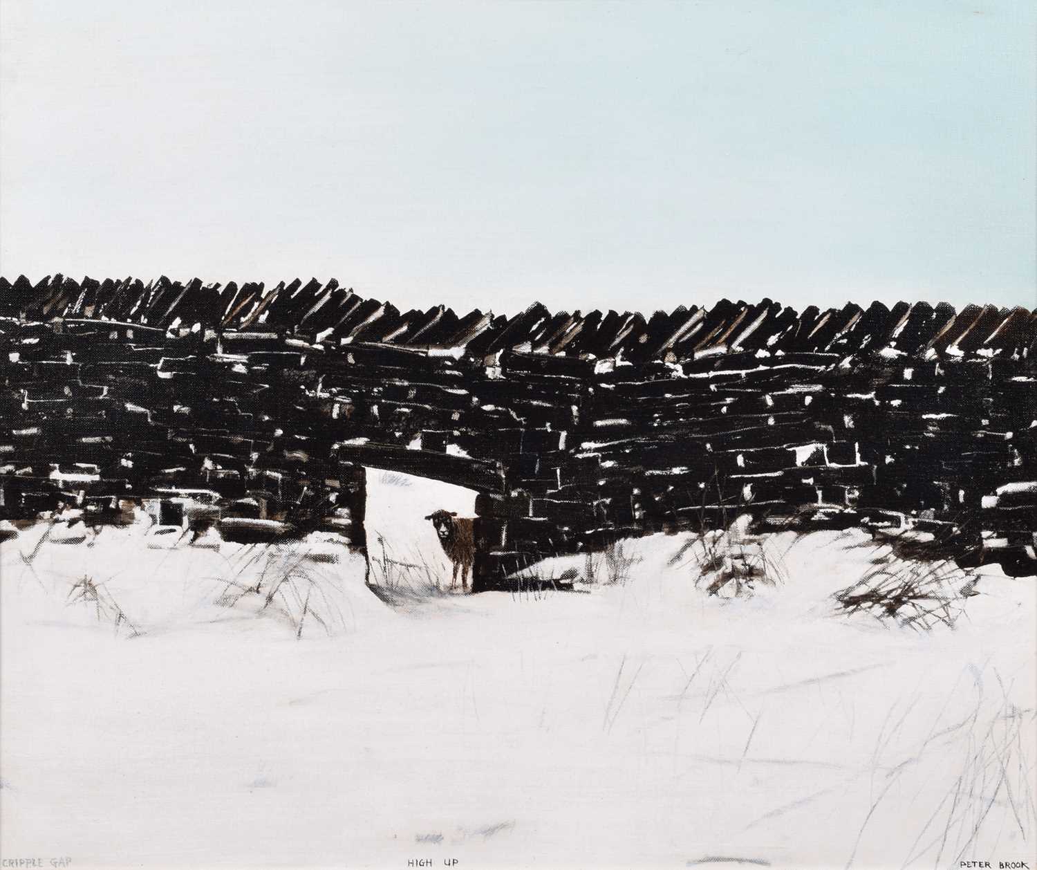 Peter Brook (British 1927-2009) "Cripple Gap, High Up"