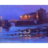 Colin Robertson (Scottish 20th/21st century) "The Harbour Lights, North Berwick"