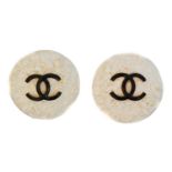 A pair of Chanel earrings,