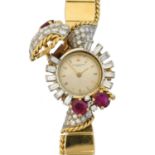 A 1950s 18ct gold Vacheron Constantin cocktail watch,