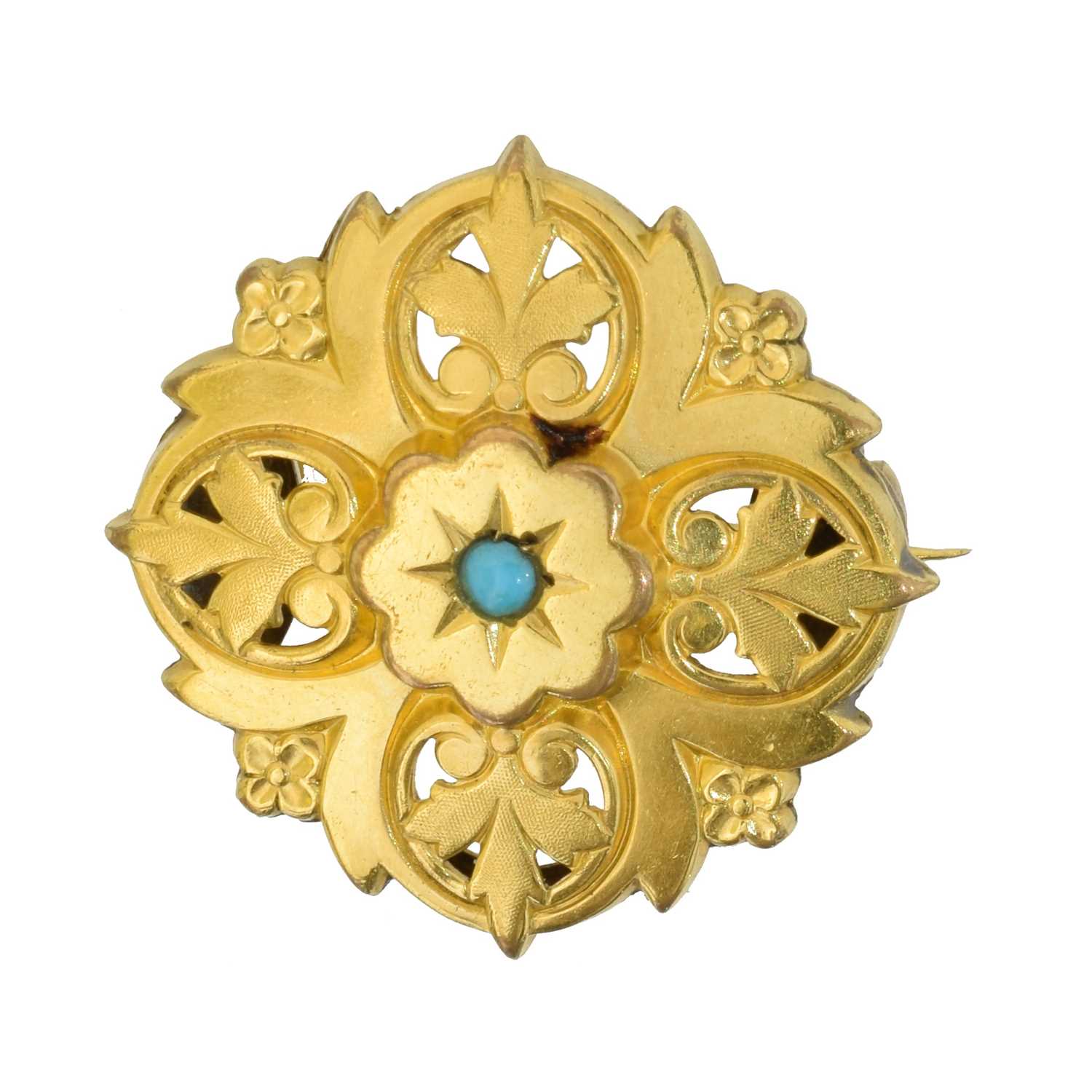 A brooch,