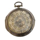 An 18th century pair cased pocket watch by Adam Costen,