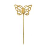 A butterfly stickpin by Angela Cummings for Tiffany & Co.,