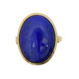 A lapis lazuli dress ring,