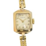 A 9ct gold Certina wristwatch,