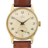 A 9ct gold Smiths Deluxe wristwatch,