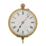 An 18ct gold fob watch,