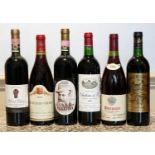6 bottles Mixed Lot of Mature Fine Claret, Red Burgundy and Chianti Classico