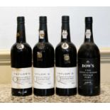 4 bottles Mixed Lot Single Quinta (Vargellas & Bomfim) mature Vintage Port