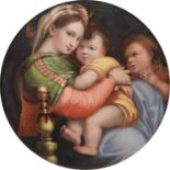 After Raphael (Italian 1483-1520) "Madonna della Sedia"