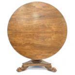 William IV Rosewood Breakfast Table