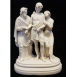 Parian figure group