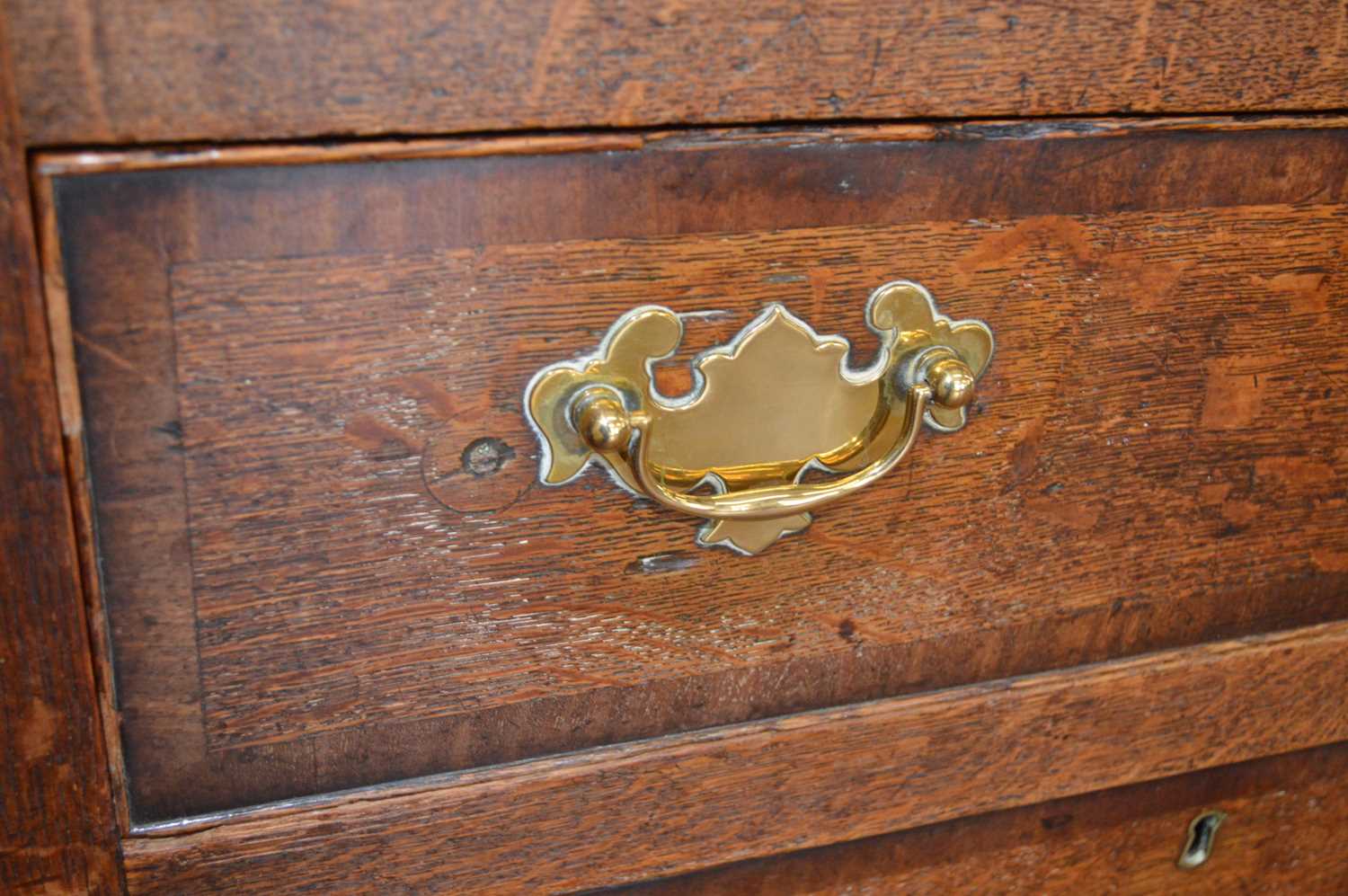 George III Oak Dresser Base - Image 10 of 13