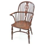 Yew and Elm Windsor Chair