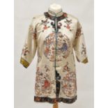 Chinese embroidered silk jacket