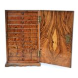 Olive Wood Miniature Collectors Cabinet