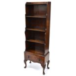 Early 20th Century Waterfall Bookcase