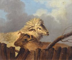 Circle of George Morland (British 1763-1804) Sheep