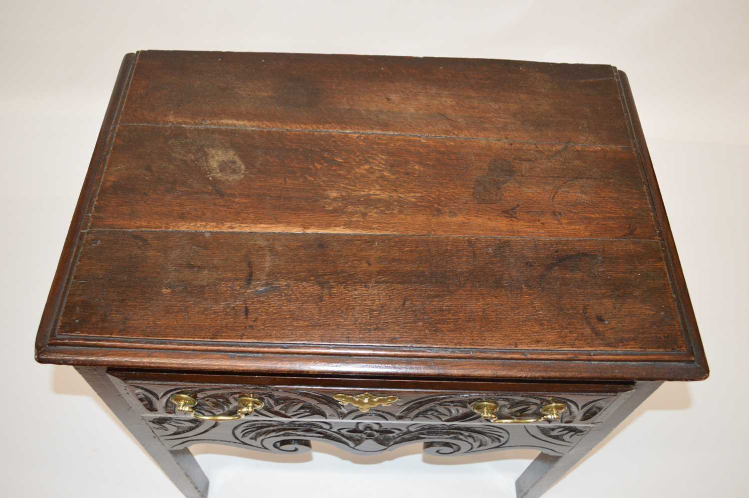 19th Century Carolean Style Oak Side Table - Image 2 of 6