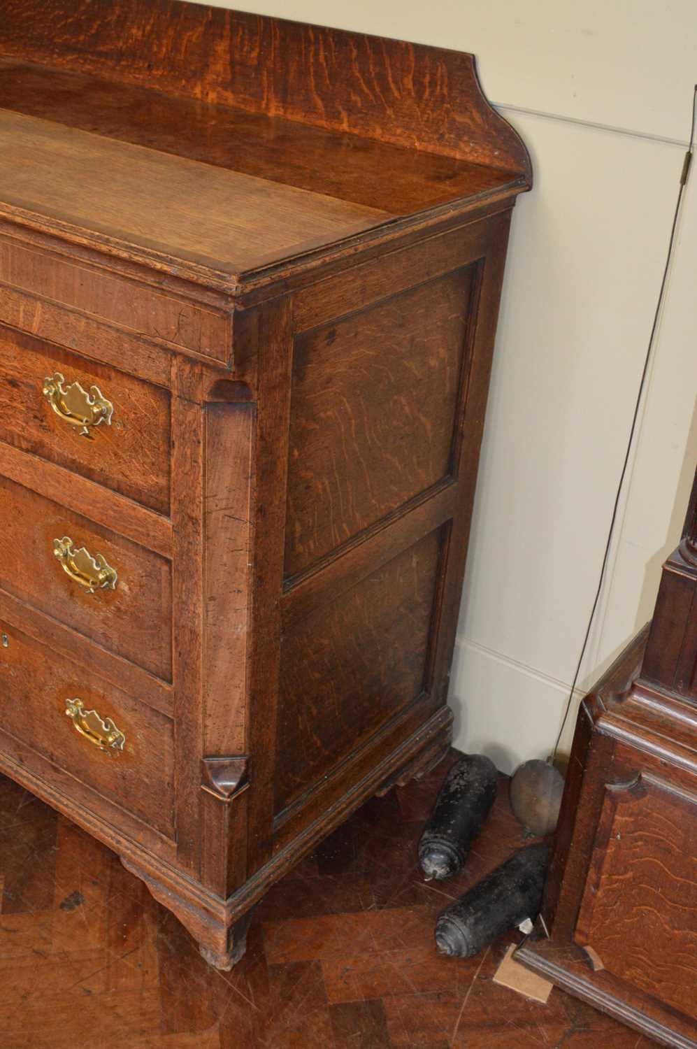 George III Oak Dresser Base - Image 6 of 13