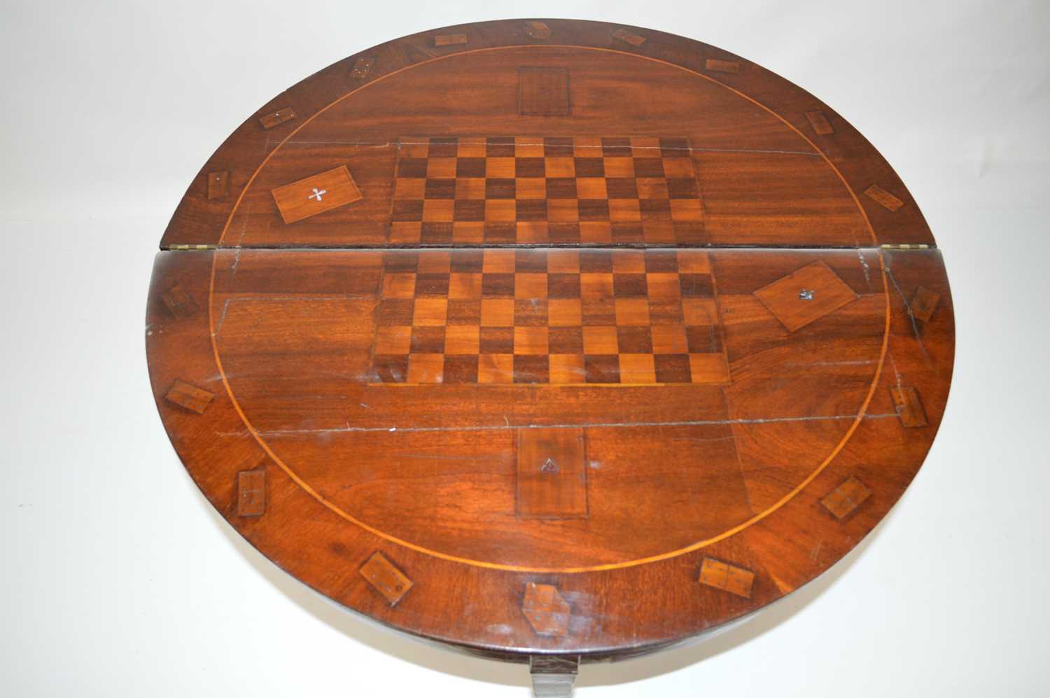 19th Century Dutch Marquetry Card Table - Image 5 of 9