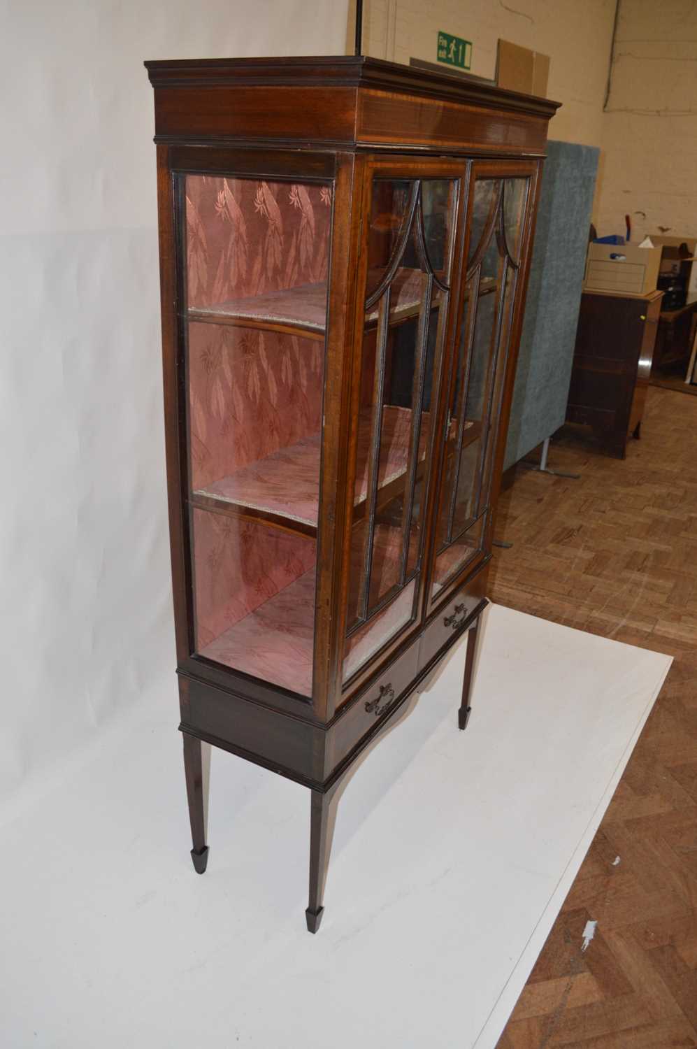 Edwardian Mahogany Display Cabinet - Image 2 of 8