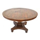 Rosewood loo table