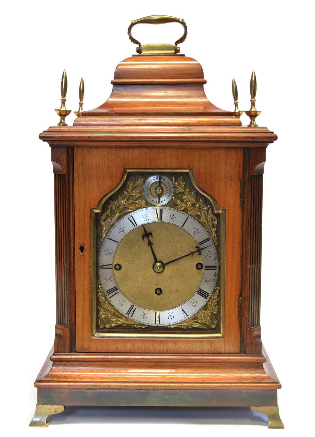 Triple Fusee Bracket Clock with 8 Bell Carrilon