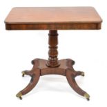 Regency Mahogany Occasional Table