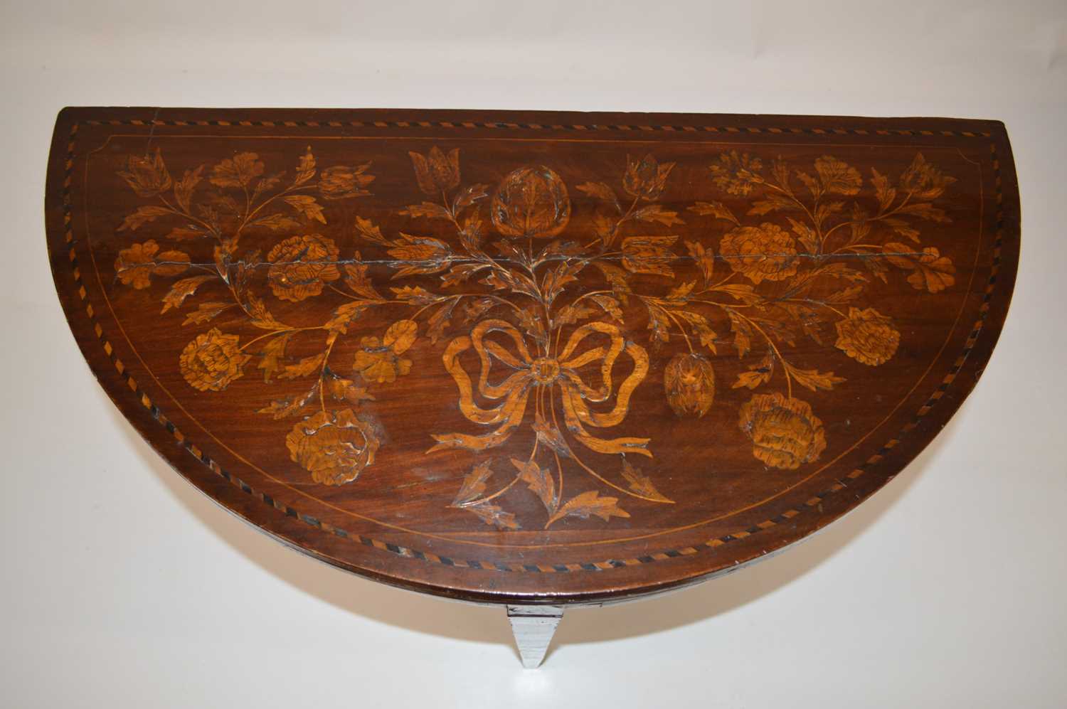 19th Century Dutch Marquetry Card Table - Image 4 of 9