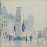 William Francis Longstaff (British 1879-1953) "The Cenotaph" and "Westminster Abbey"