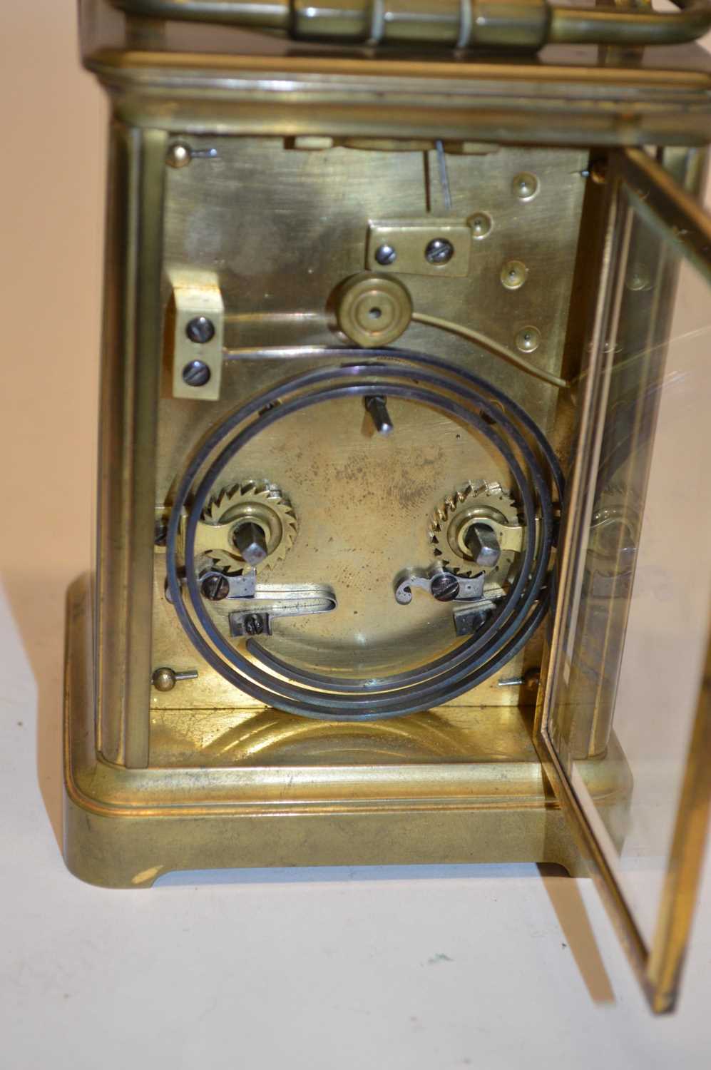 Late 19th century French Carriage Clock - Image 2 of 4