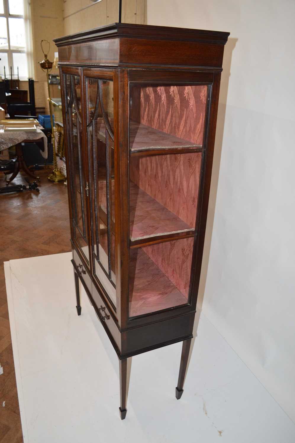 Edwardian Mahogany Display Cabinet - Image 3 of 8