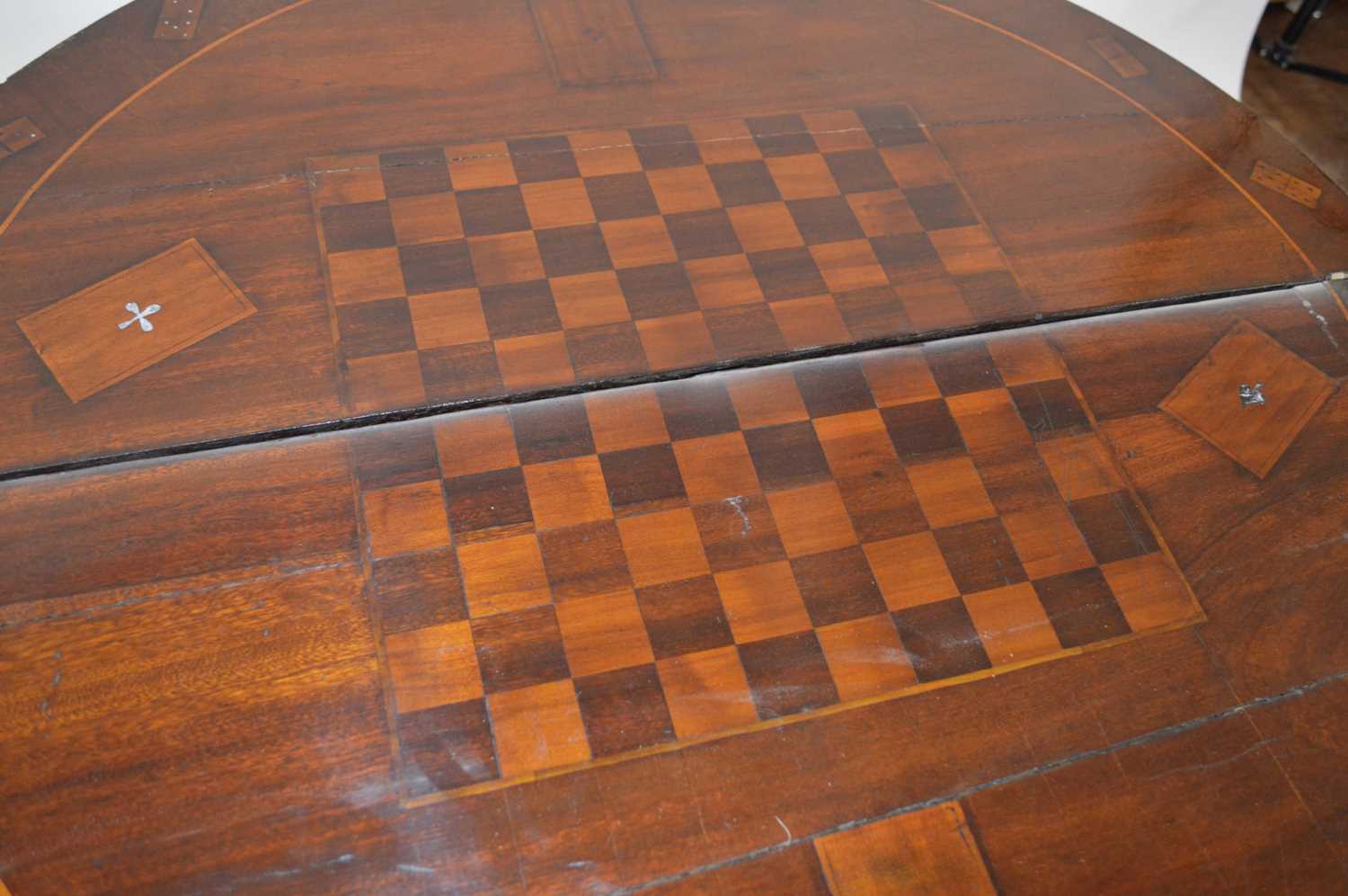 19th Century Dutch Marquetry Card Table - Image 6 of 9