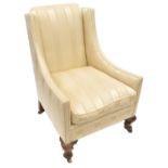 Wingback armchair