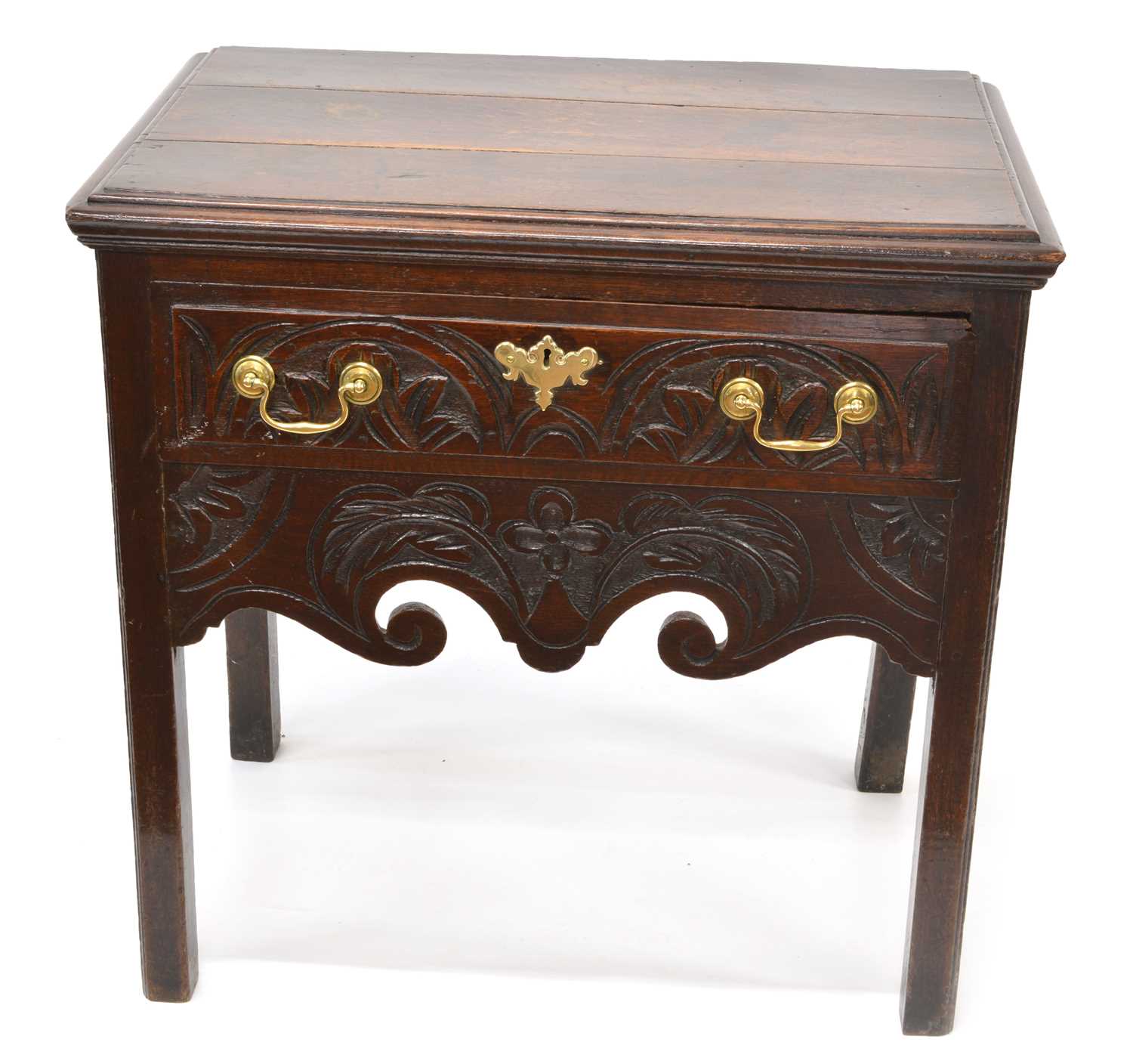 19th Century Carolean Style Oak Side Table