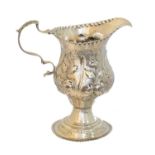 A George III silver cream jug,