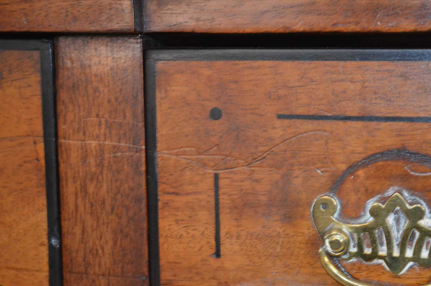 George III mahogany breakfront sideboard - Image 4 of 11